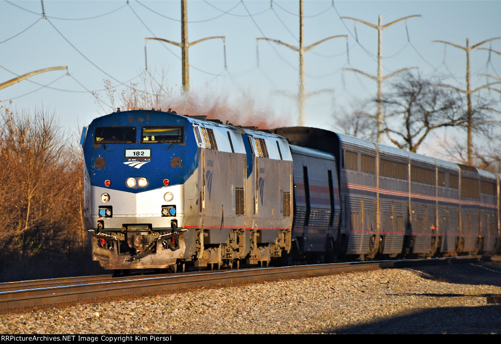 AMTK 182 Train #5 California Zephyr